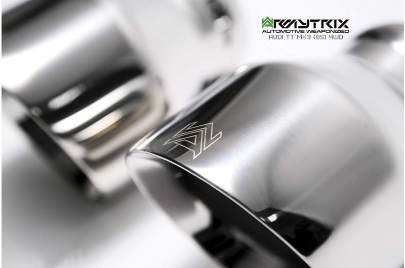 audi tt 8s armytrix valvetronic exhaust tuning