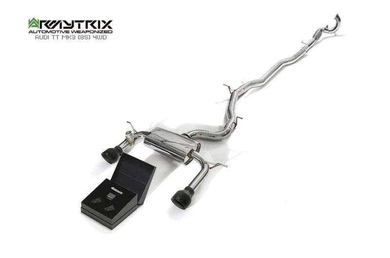 audi tt 8s armytrix valvetronic exhaust tuning