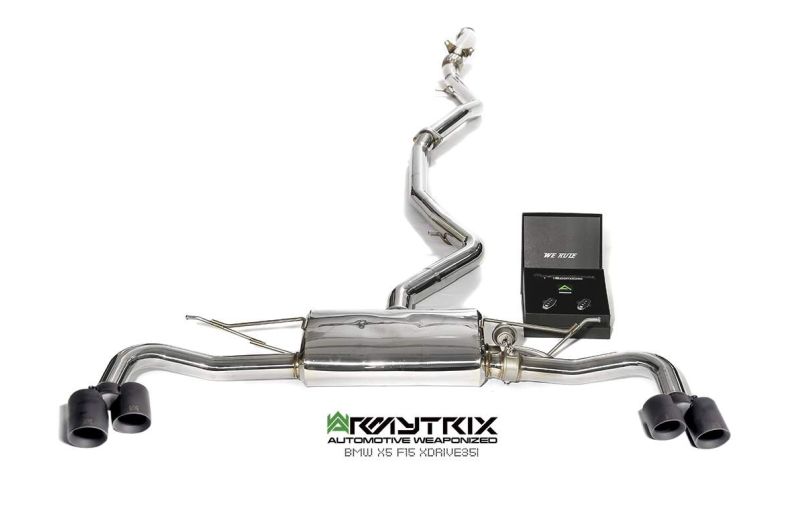 bmw x5 f15 xdrive 35i armytrix valvetronic exhaust