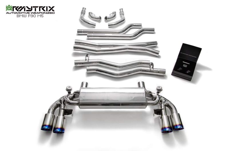 bmw f90 m5 armytrix valvetronic exhaust