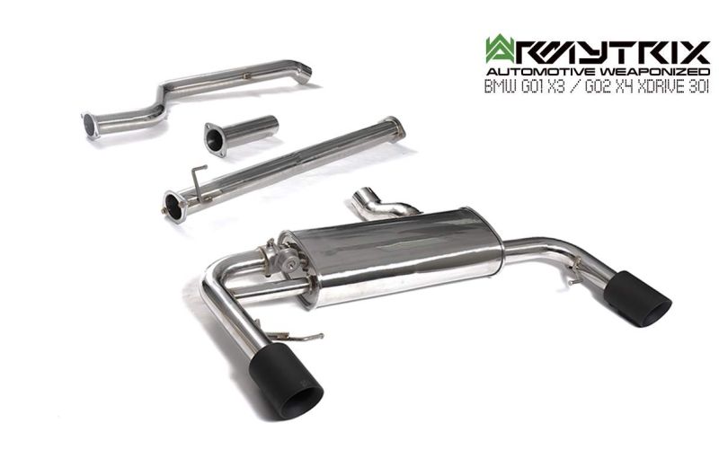 bmw x3 x4 g01 g02 xdrive 30i 20i armytrix exhaust