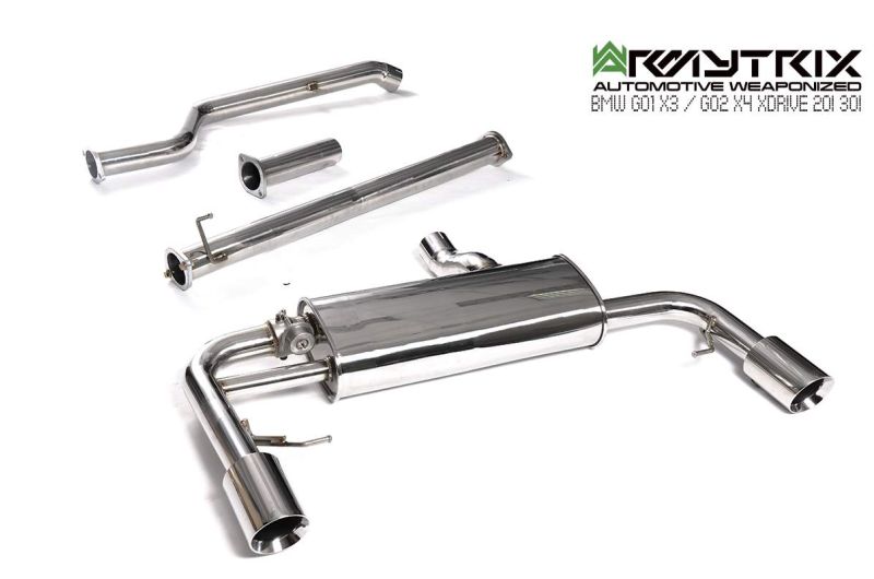 bmw x3 x4 g01 g02 xdrive 30i 20i armytrix exhaust