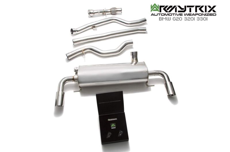 bmw g20 320i 330i armytrix valvetronic exhaust