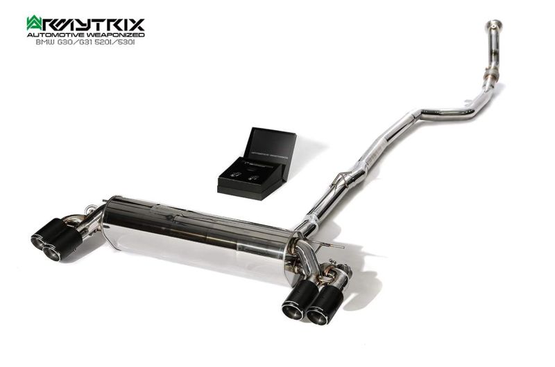 bmw 520i 530i g30 g31 armytrix valvetronic exhaust