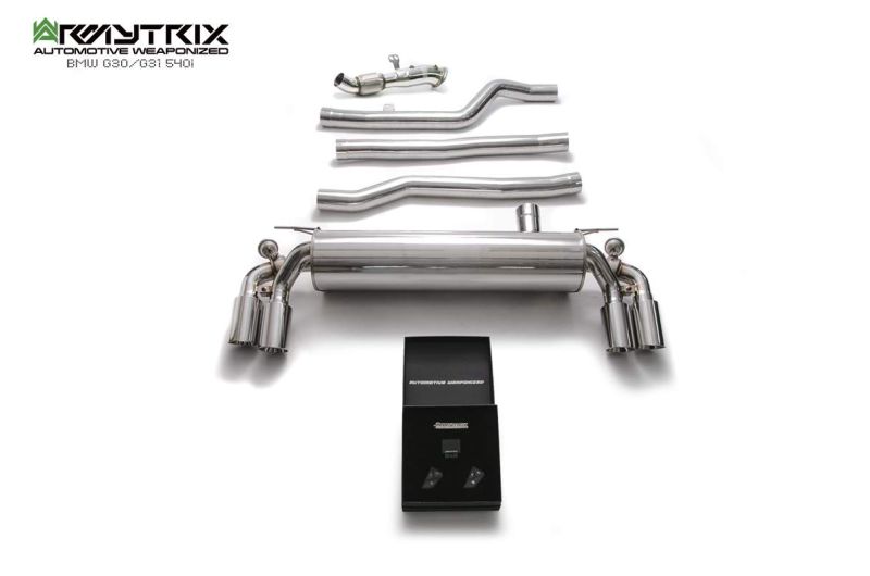 bmw g30 g31 540i armytrix exhaust