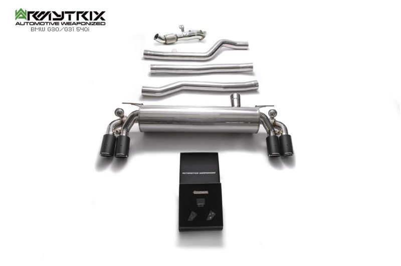 bmw g30 g31 540i armytrix exhaust