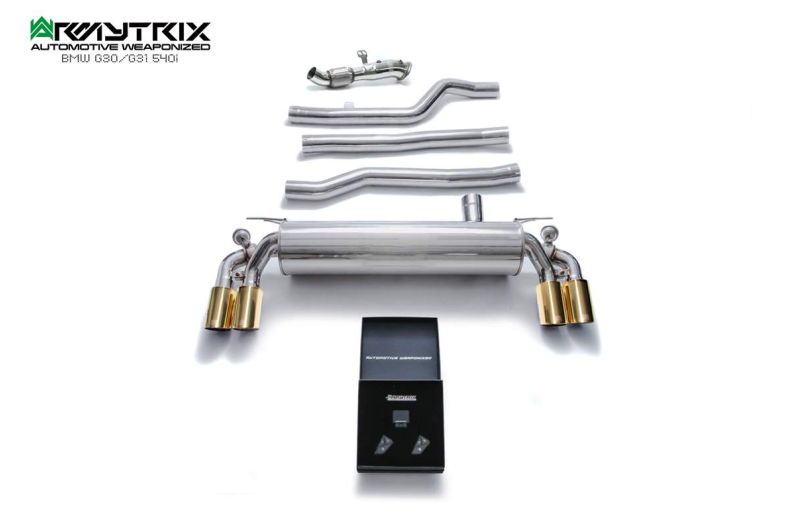 bmw g30 g31 540i armytrix exhaust