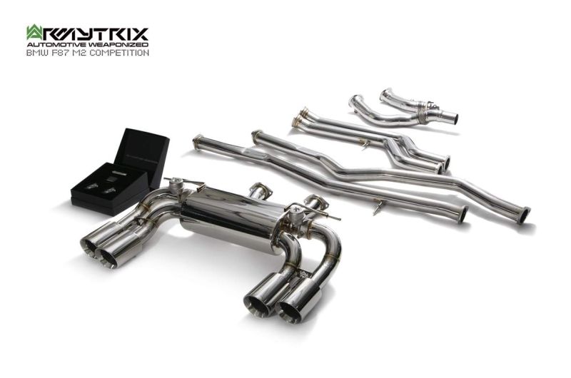 bmw m2 competition f87 armytrix valvetronic exhaust