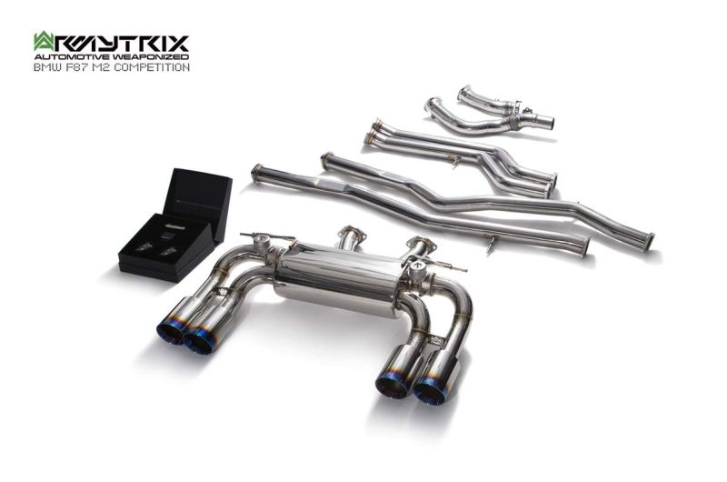 bmw m2 competition f87 armytrix valvetronic exhaust