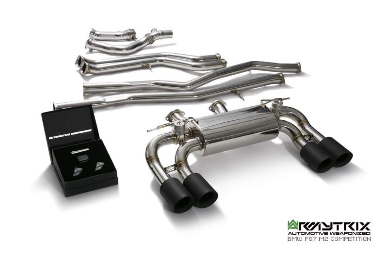 bmw m2 competition f87 armytrix valvetronic exhaust