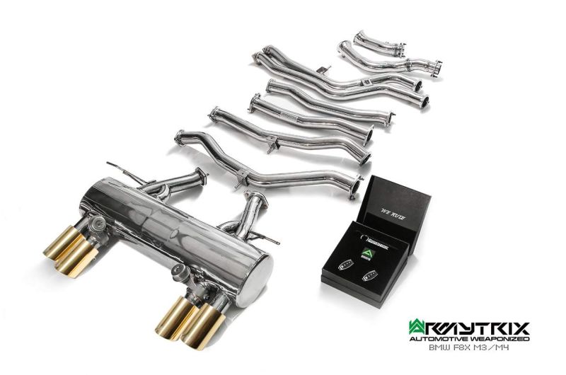 bmw m4 f82 armytrix valvetronic exhaust