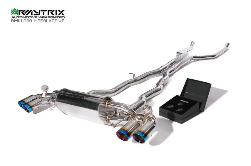 bmw g30 g31 m550i xdrive armytrix valvetronic exhaust