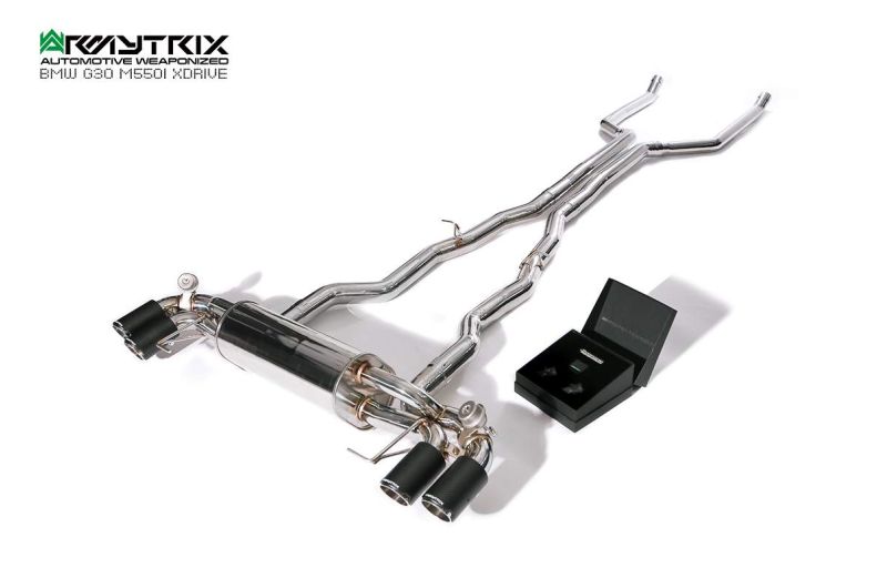 bmw g30 g31 m550i xdrive armytrix valvetronic exhaust