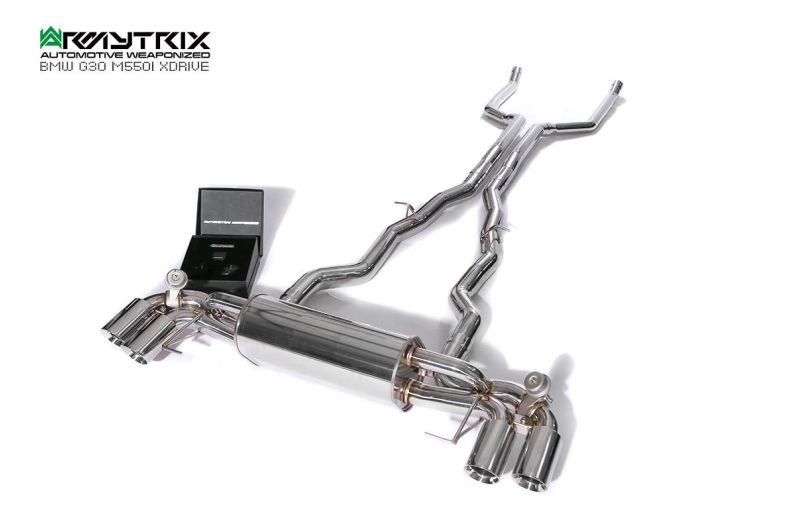 bmw g30 g31 m550i xdrive armytrix valvetronic exhaust