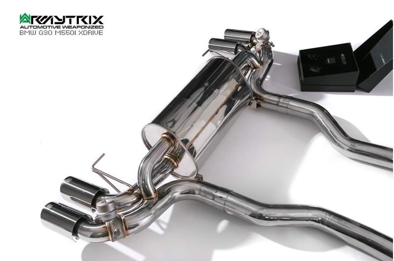 bmw g30 g31 m550i xdrive armytrix valvetronic exhaust