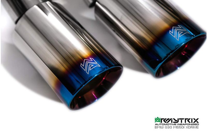 bmw g30 g31 m550i xdrive armytrix valvetronic exhaust