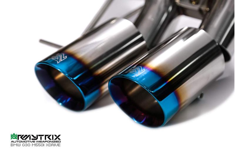 bmw g30 g31 m550i xdrive armytrix valvetronic exhaust