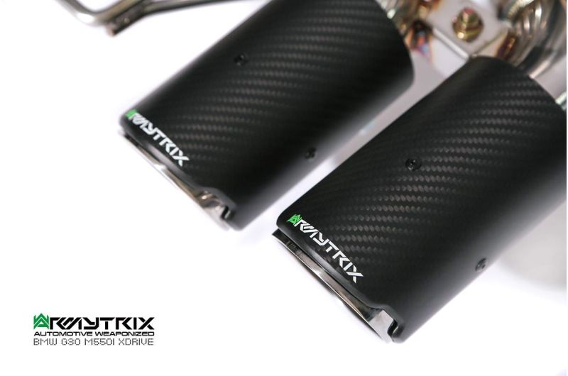 bmw g30 g31 m550i xdrive armytrix valvetronic exhaust