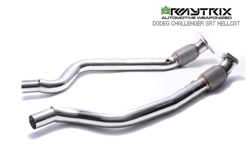 dodge srt hellcat challenger armytrix exhaust valvetronict