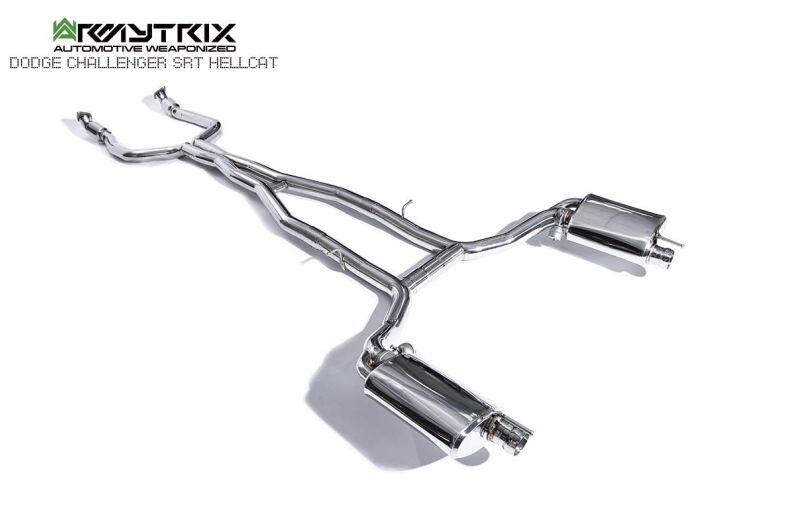 dodge srt hellcat challenger armytrix valvetronic exhaust