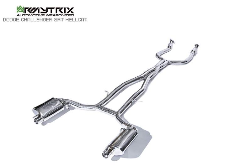 dodge srt hellcat challenger armytrix valvetronic exhaust