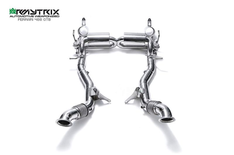 ferrari 488 gtb armytrix valvetronic exhaust