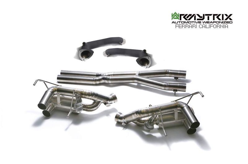 Ferrari California titanium armytrix exhaust valvetronic