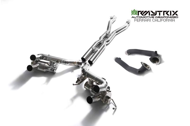 Ferrari California titanium armytrix exhaust valvetronic