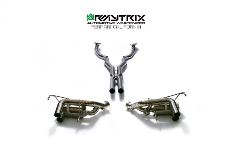 Ferrari California titanium armytrix exhaust valvetronic