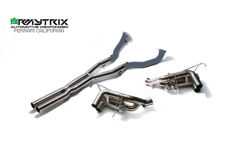 Ferrari California titanium armytrix exhaust valvetronic