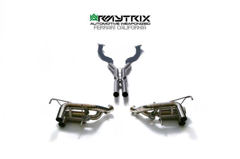 Ferrari California titanium armytrix exhaust valvetronic