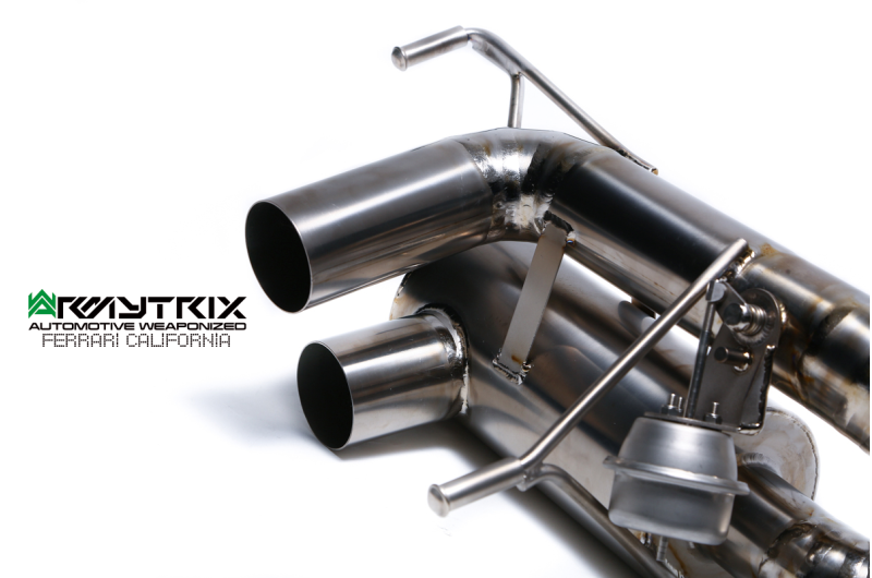 Ferrari California titanium armytrix exhaust valvetronic