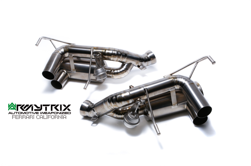 Ferrari California titanium armytrix exhaust valvetronic