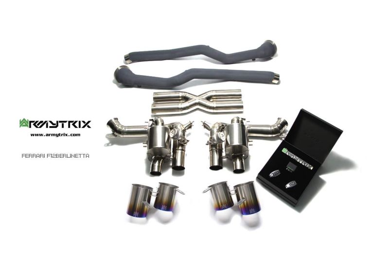 Ferrari F12 Berlinetta 812 Superfast armytrix valvetronic exhaust