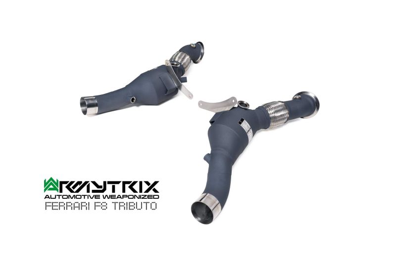 Ferrari F8 ceramic coating cat-pipe  ARMYTRIX Exhaust