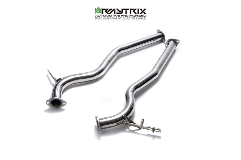 ford mustang gt facelift quad tips armytrix valvetronic exhaust