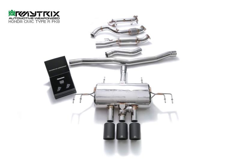 2018 honda civic type r fk8 armytrix valvetronic exhaust wiki tuning price