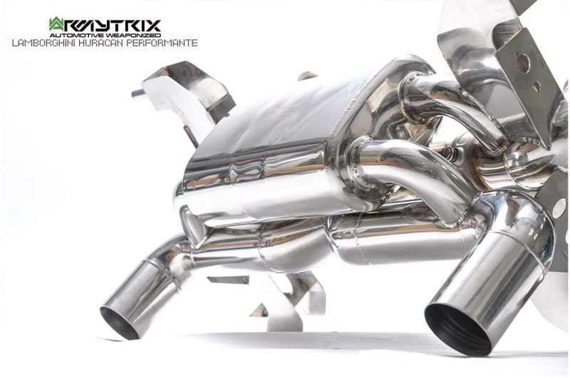 lamborghini huracan performante armytrix exhaust valvetronic