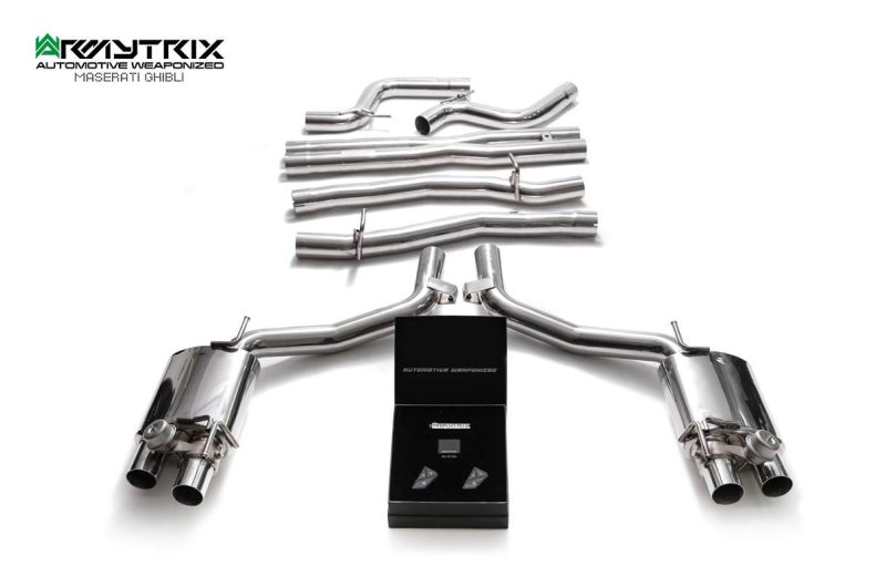 maserati ghibli s v6 armytrix valvetronic exhaust wiki tuning price