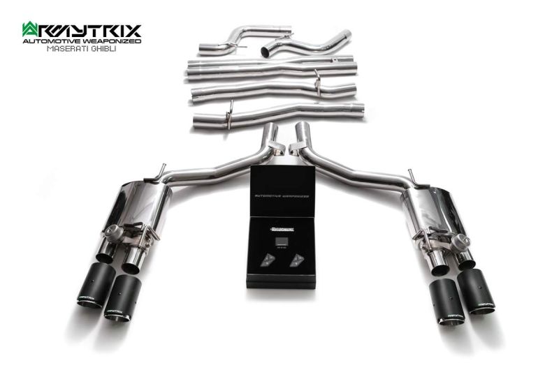 maserati ghibli s v6 armytrix valvetronic exhaust wiki tuning price