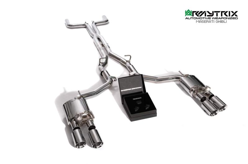 maserati ghibli s v6 armytrix valvetronic exhaust wiki tuning price