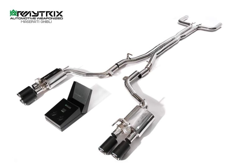 maserati ghibli s v6 armytrix valvetronic exhaust wiki tuning price