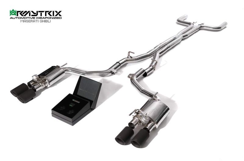 maserati ghibli s v6 armytrix valvetronic exhaust wiki tuning price