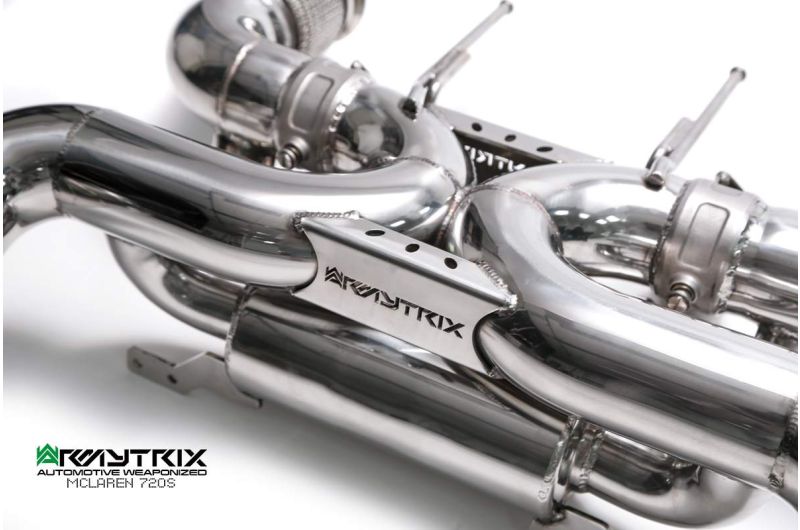 mclaren 720s armytrix valvetronic exhaust