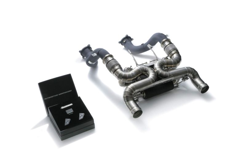 mclaren 720s cb tt armytrix exhaust