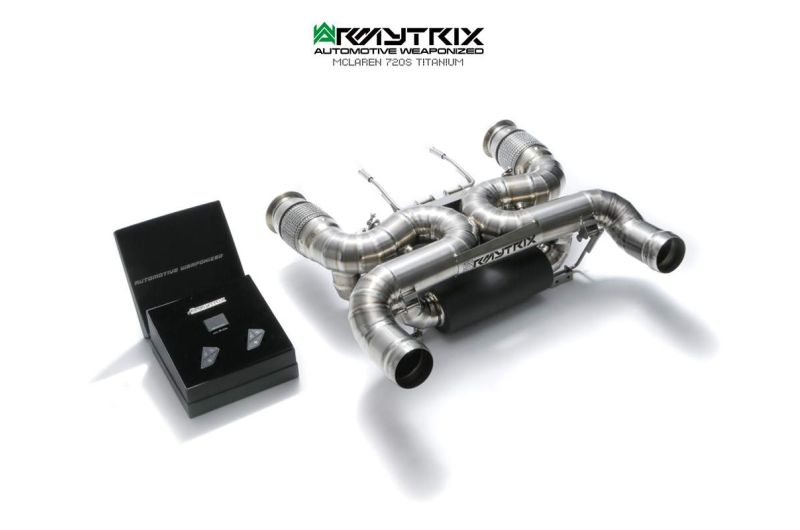 mclaren 720s armytrix valvetronic exhaust