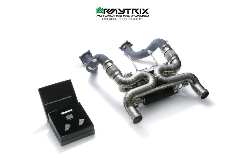 mclaren 720s armytrix valvetronic exhaust
