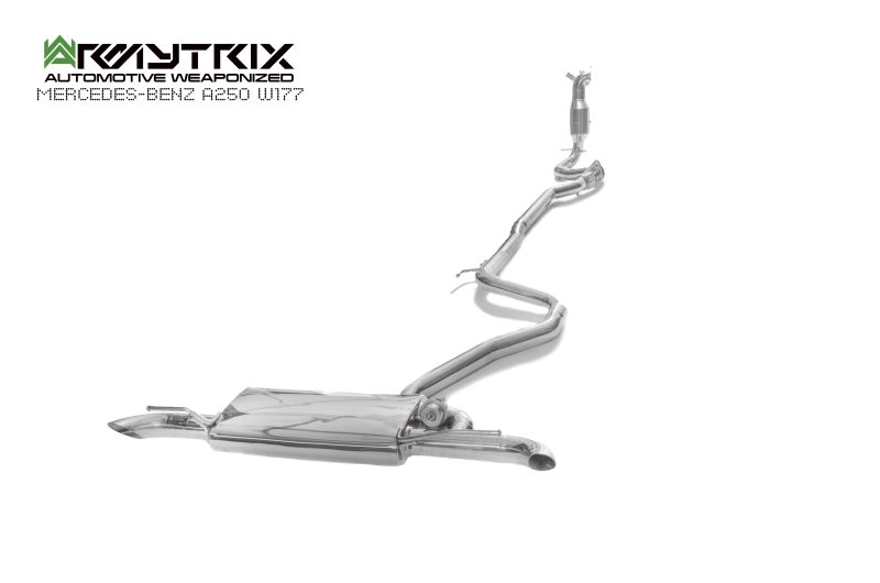 mercedes a250 w177 armytrix valvetronic exhaust