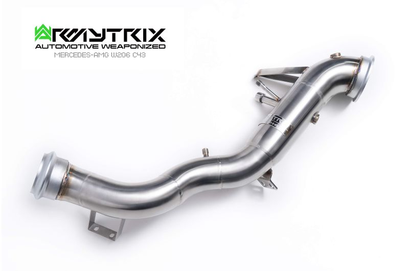 W206 C43 Downpipes