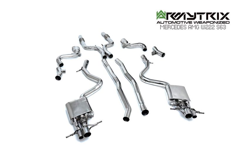 mercedes-amg w222 s63 Armytrix valvetronic exhaust